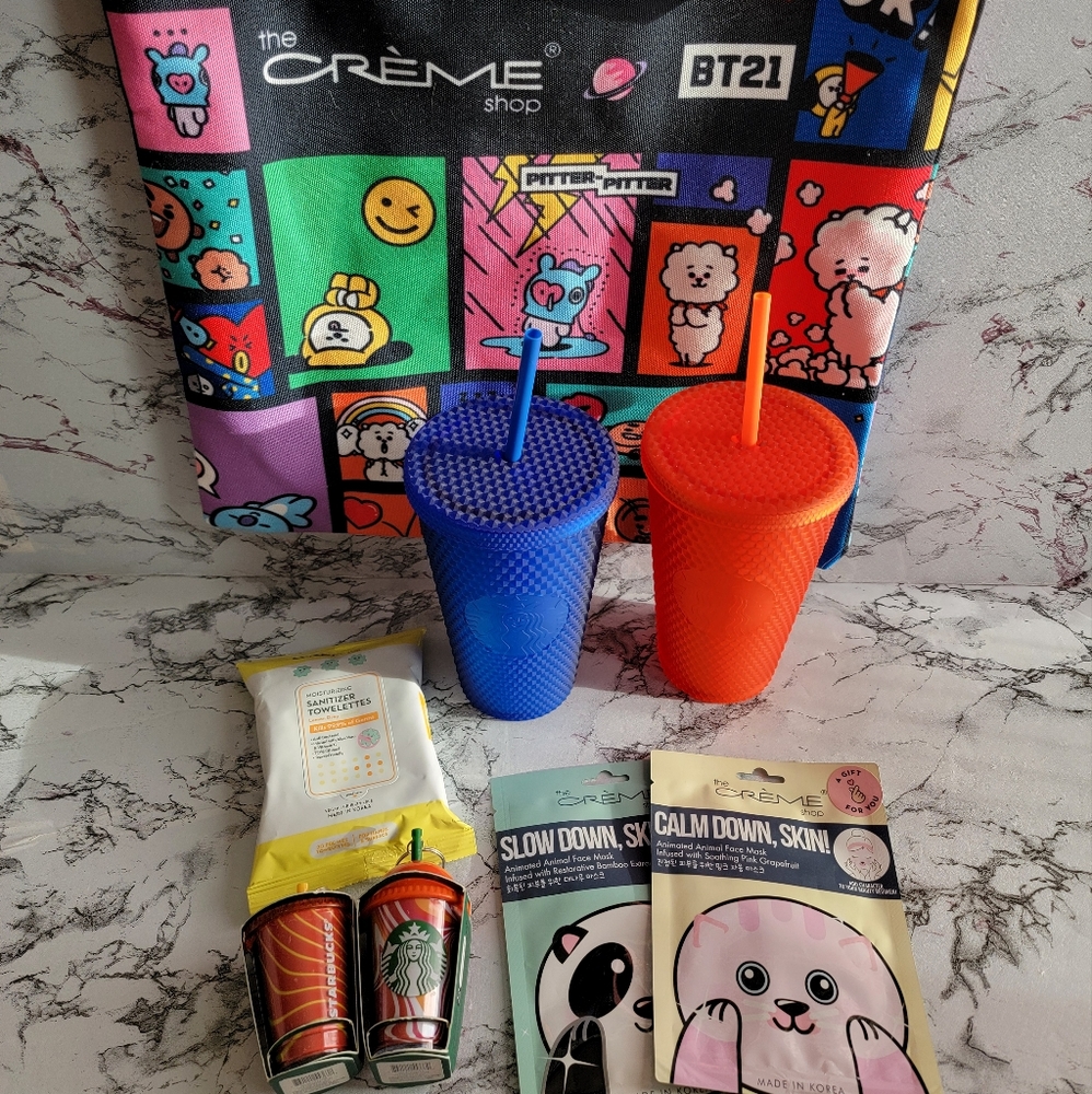 Starbucks UK summer release+Crème Shop goodies
